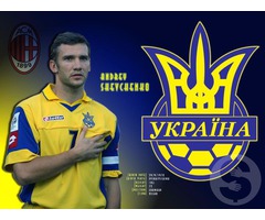 КОМПЛЕКТ: кожаный футб. мяч с автогр. А.Шевченко + DVD "Лучшие голы". - Фото 4/4