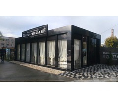 Виготовлення павільйонів торгових,мобільних офісів, кіосків, МАФ під ключ в Києві.