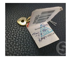 Подвеска золотая с бриллиантами! В виде сердца! Кулон! Новая! (П-10) - Фото 6/6